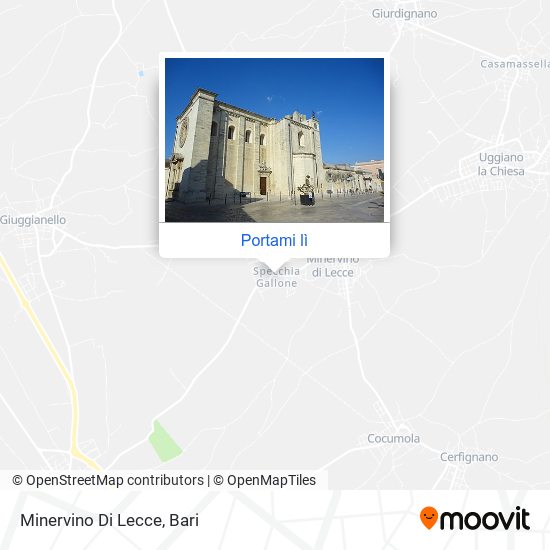 Mappa Minervino Di Lecce