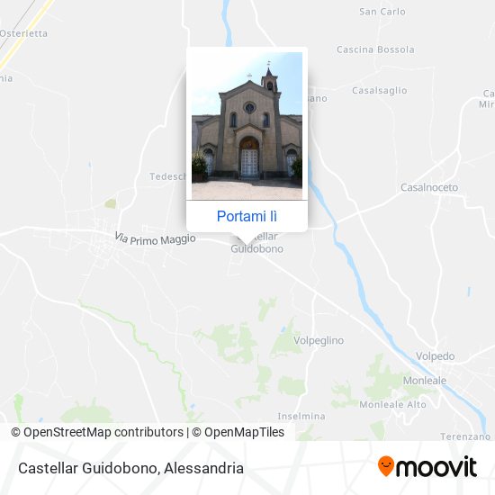 Mappa Castellar Guidobono