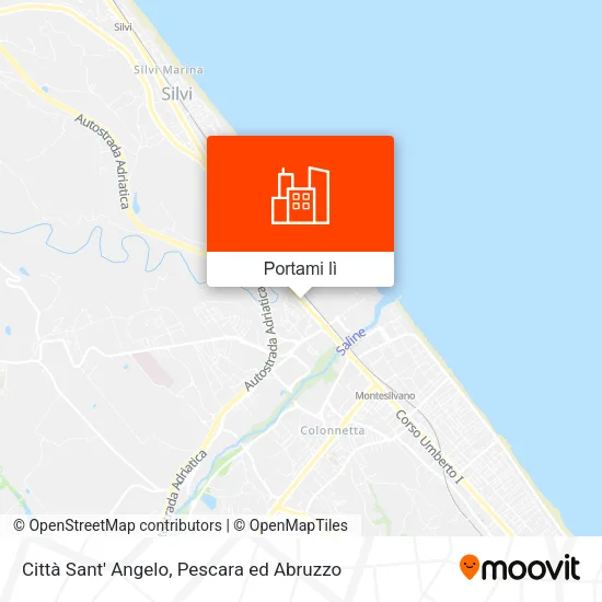 Mappa Città Sant' Angelo