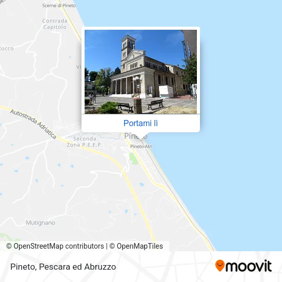 Mappa Pineto