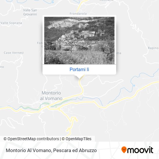 Mappa Montorio Al Vomano