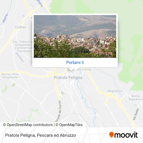 Mappa Pratola Peligna