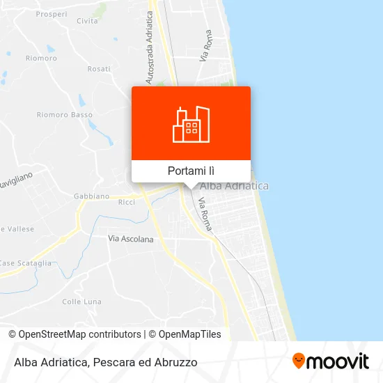 Mappa Alba Adriatica