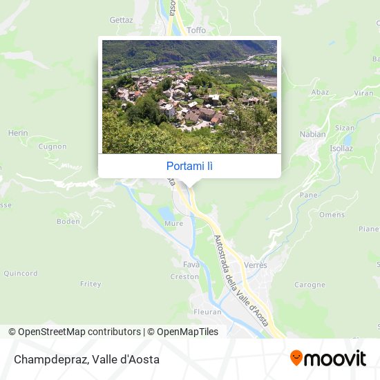 Mappa Champdepraz