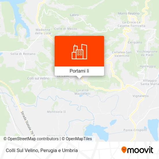 Mappa Colli Sul Velino