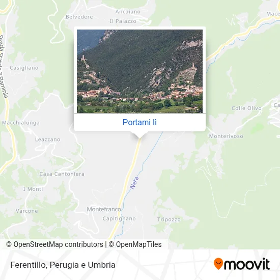 Mappa Ferentillo