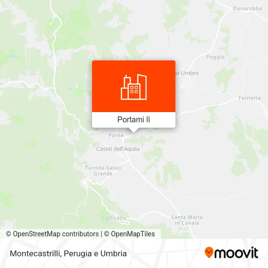 Mappa Montecastrilli