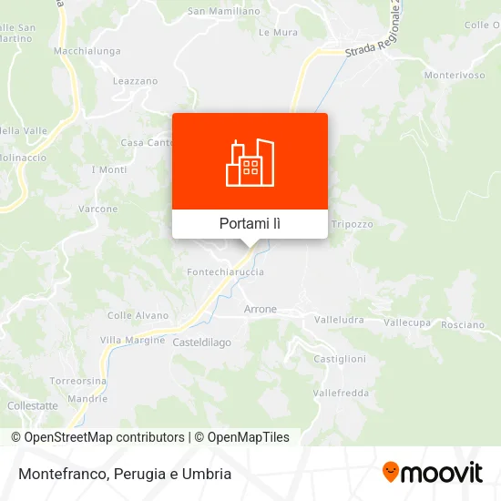 Mappa Montefranco