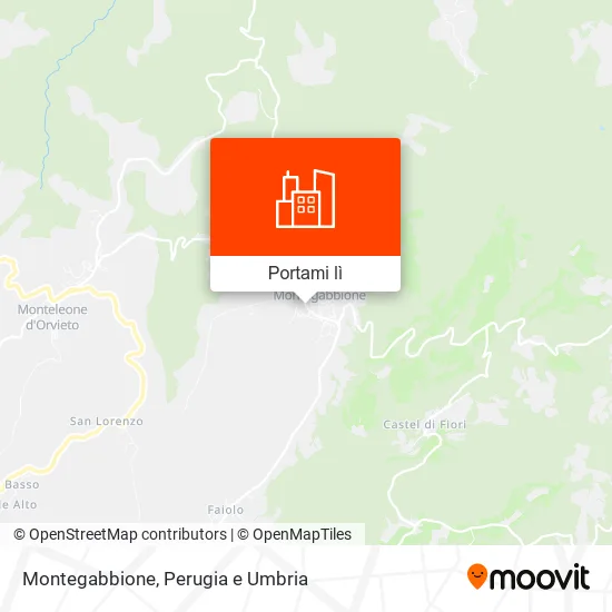 Mappa Montegabbione
