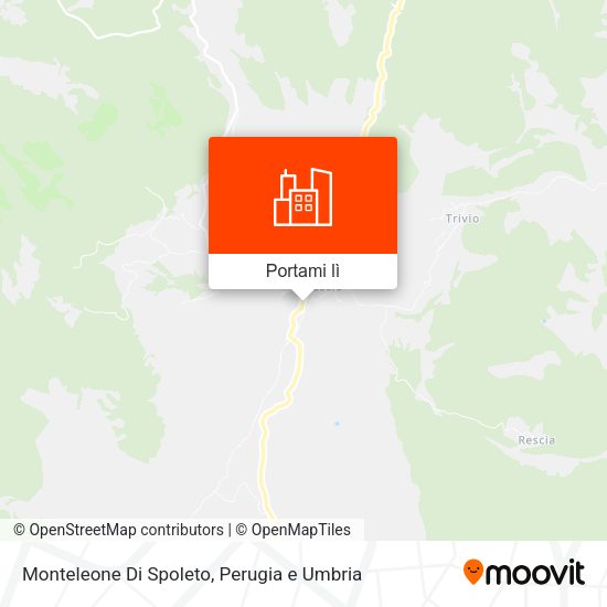Mappa Monteleone Di Spoleto