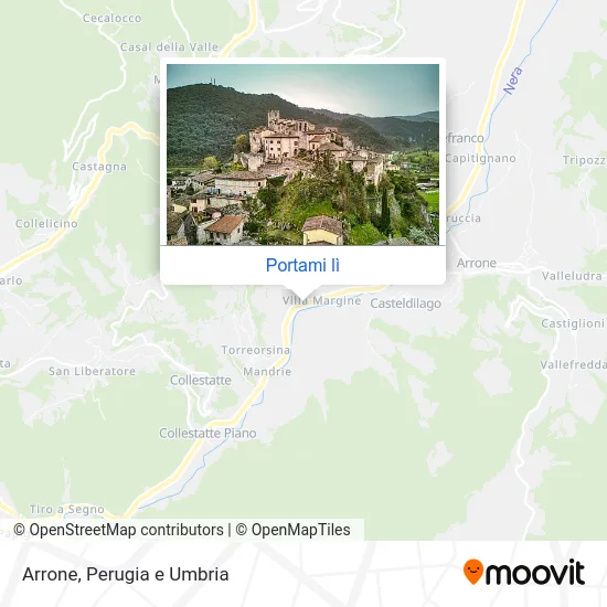 Mappa Arrone