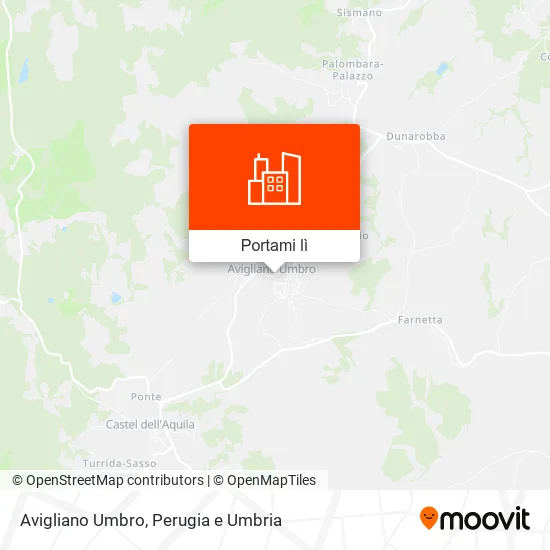 Mappa Avigliano Umbro