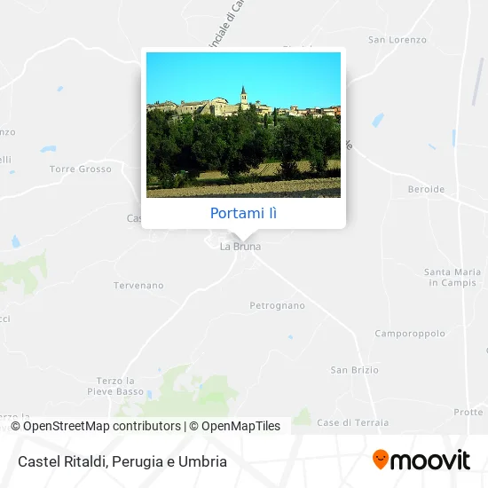 Mappa Castel Ritaldi