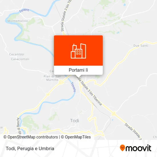 Mappa Todi