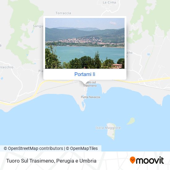 Mappa Tuoro Sul Trasimeno