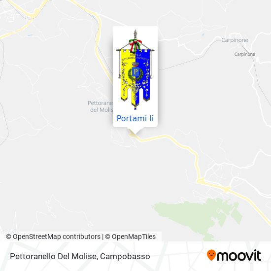 Mappa Pettoranello Del Molise