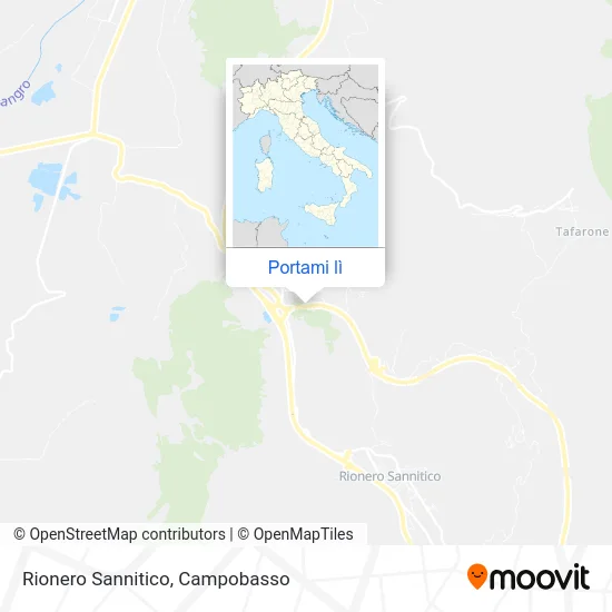 Mappa Rionero Sannitico