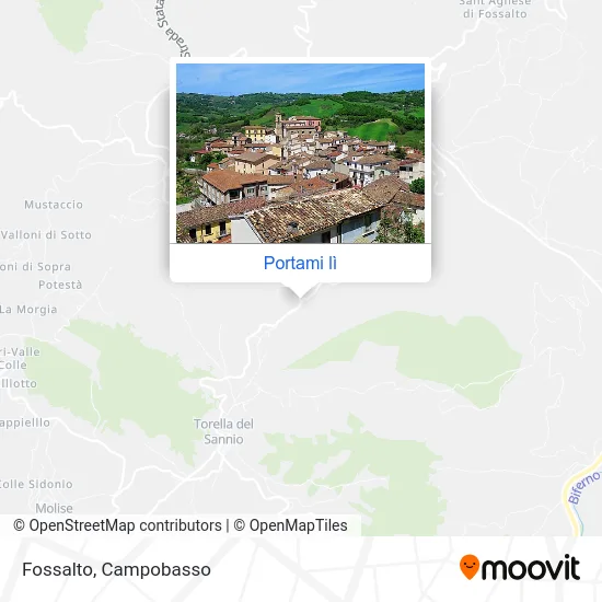 Mappa Fossalto