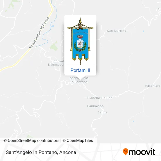 Mappa Sant'Angelo In Pontano