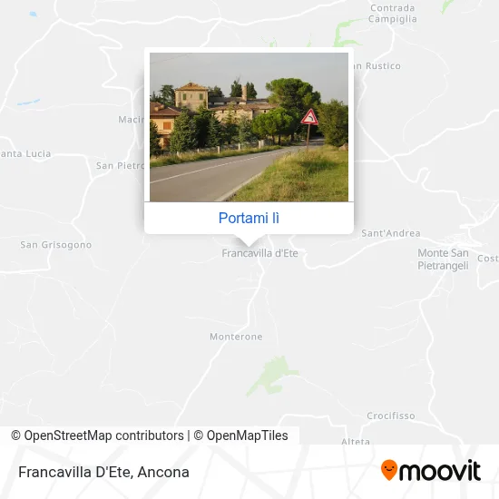 Mappa Francavilla D'Ete