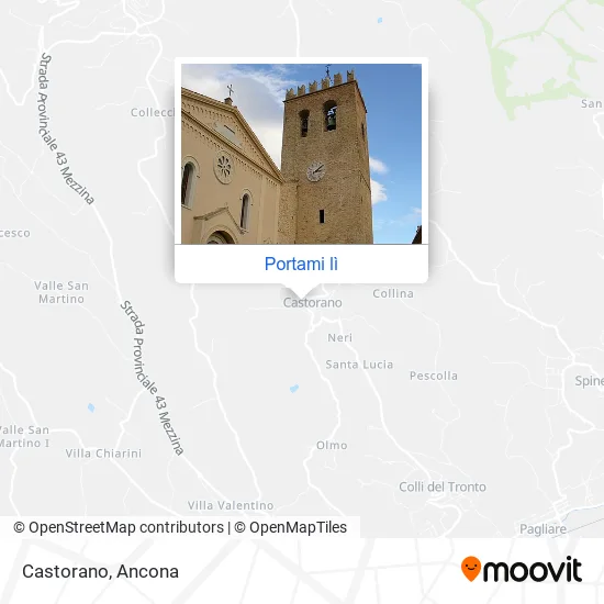 Mappa Castorano