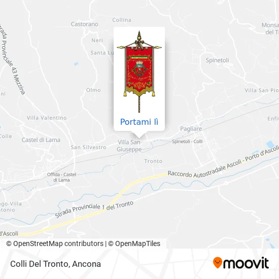 Mappa Colli Del Tronto