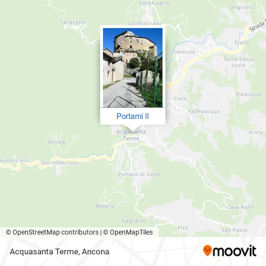 Mappa Acquasanta Terme