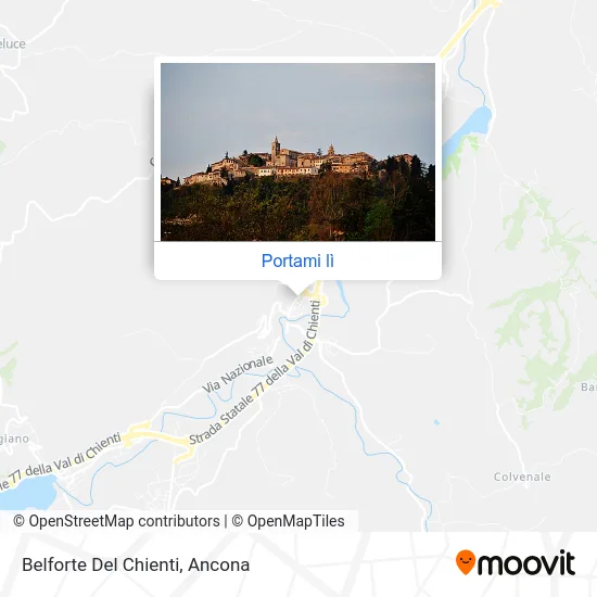 Mappa Belforte Del Chienti
