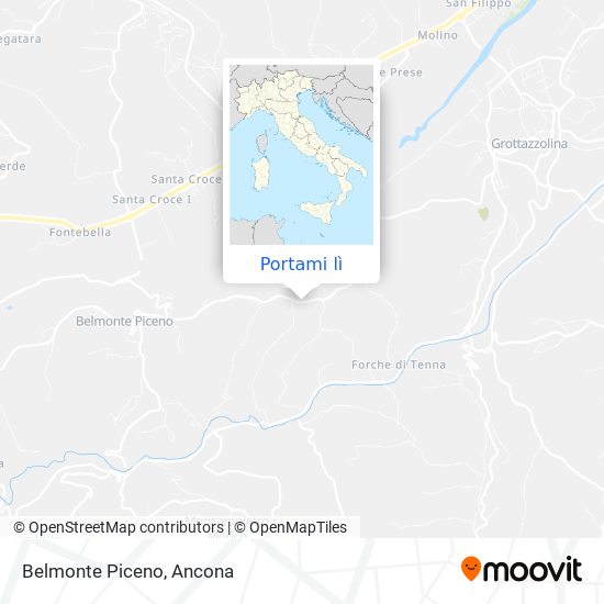 Mappa Belmonte Piceno