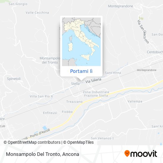 Mappa Monsampolo Del Tronto