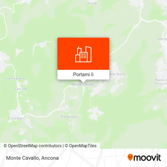 Mappa Monte Cavallo