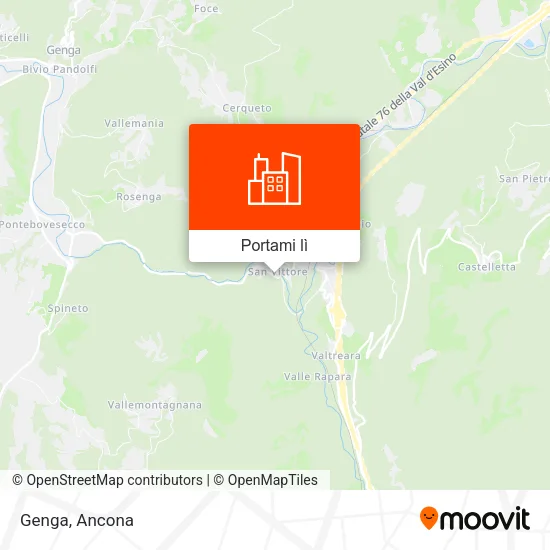 Mappa Genga