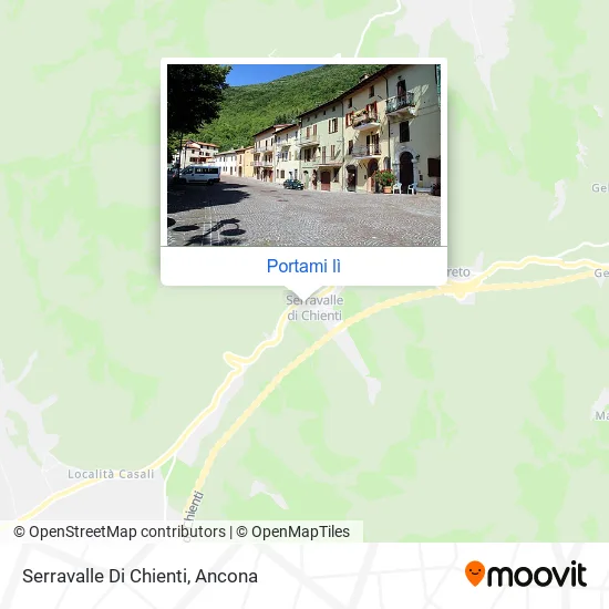 Mappa Serravalle Di Chienti