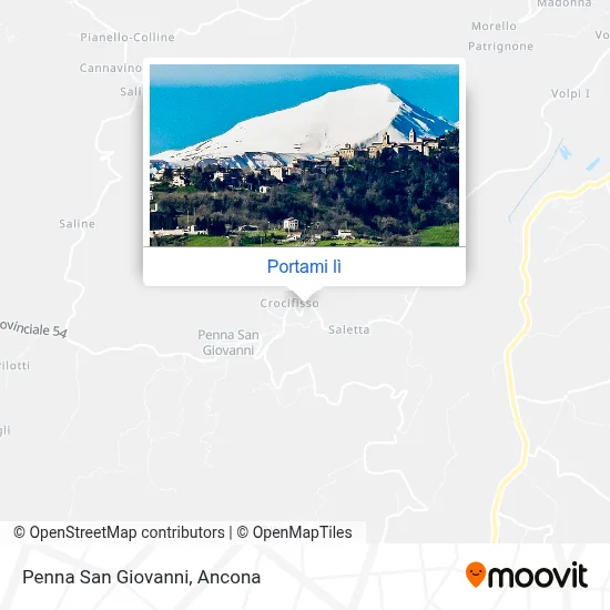 Mappa Penna San Giovanni