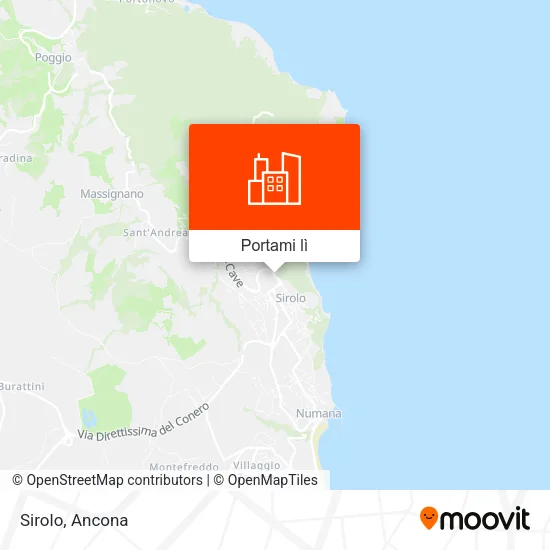 Mappa Sirolo