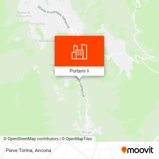 Mappa Pieve Torina