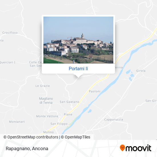 Mappa Rapagnano