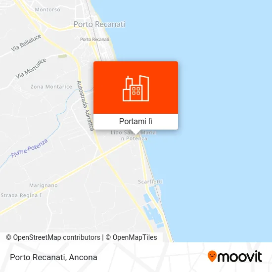 Mappa Porto Recanati