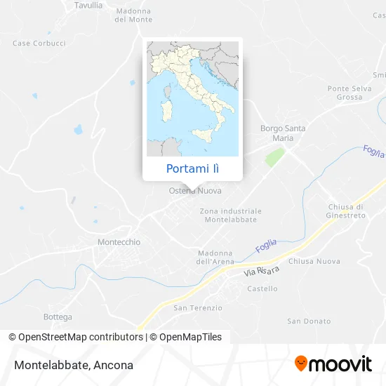 Mappa Montelabbate