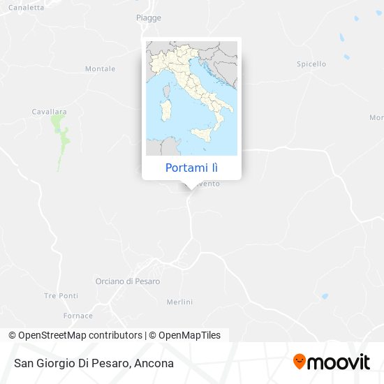 Mappa San Giorgio Di Pesaro