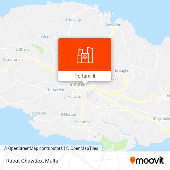Mappa Rabat Ghawdex