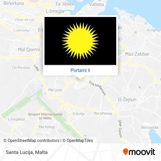 Mappa Santa Lucija