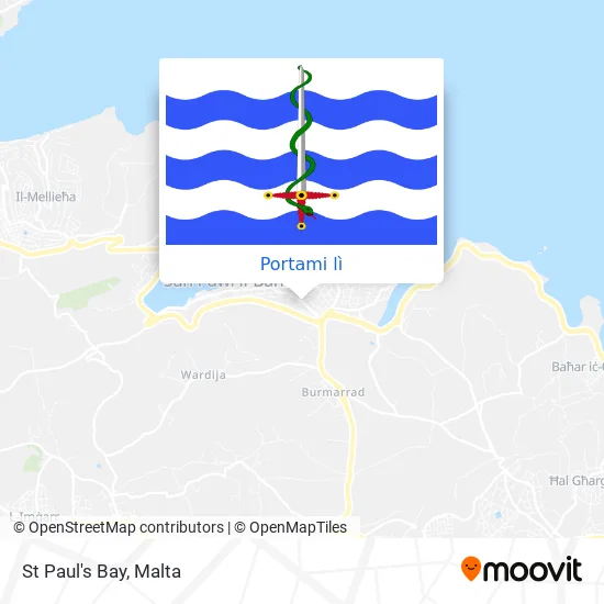 Mappa St Paul's Bay