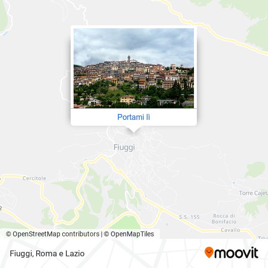 Mappa Fiuggi