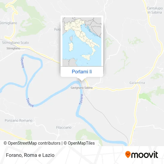 Mappa Forano