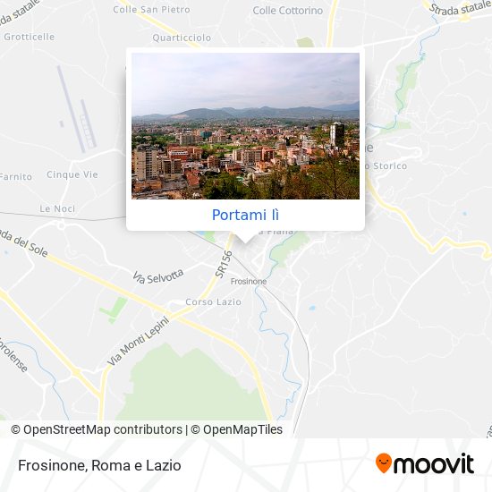 Mappa Frosinone