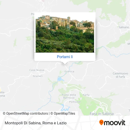 Mappa Montopoli Di Sabina