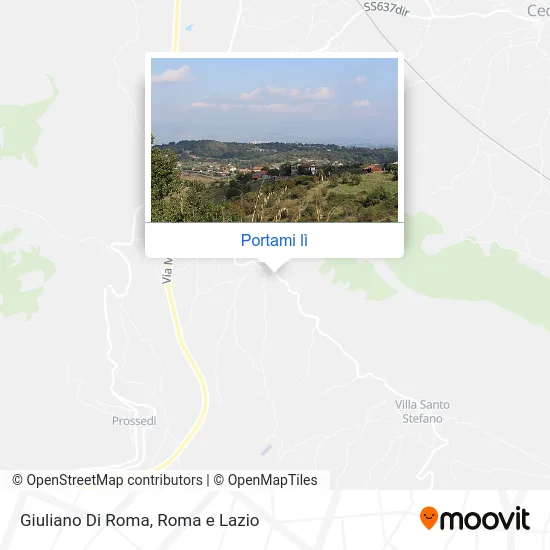 Mappa Giuliano Di Roma