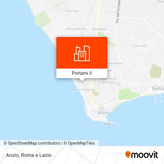 Mappa Anzio