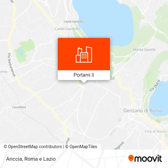 Mappa Ariccia